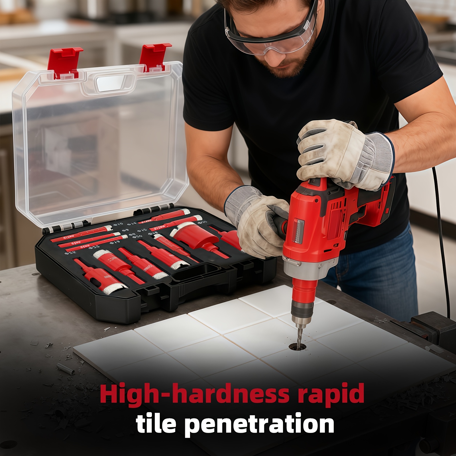 KPX diamond hole saw used for tile drilling