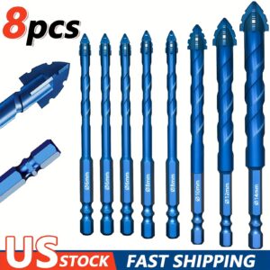 KPX 8-Piece Multi-Material Drill Bit Set