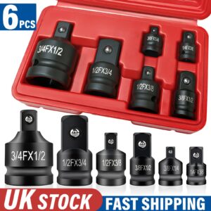 KPX 6-Piece Impact Socket Adapter Set