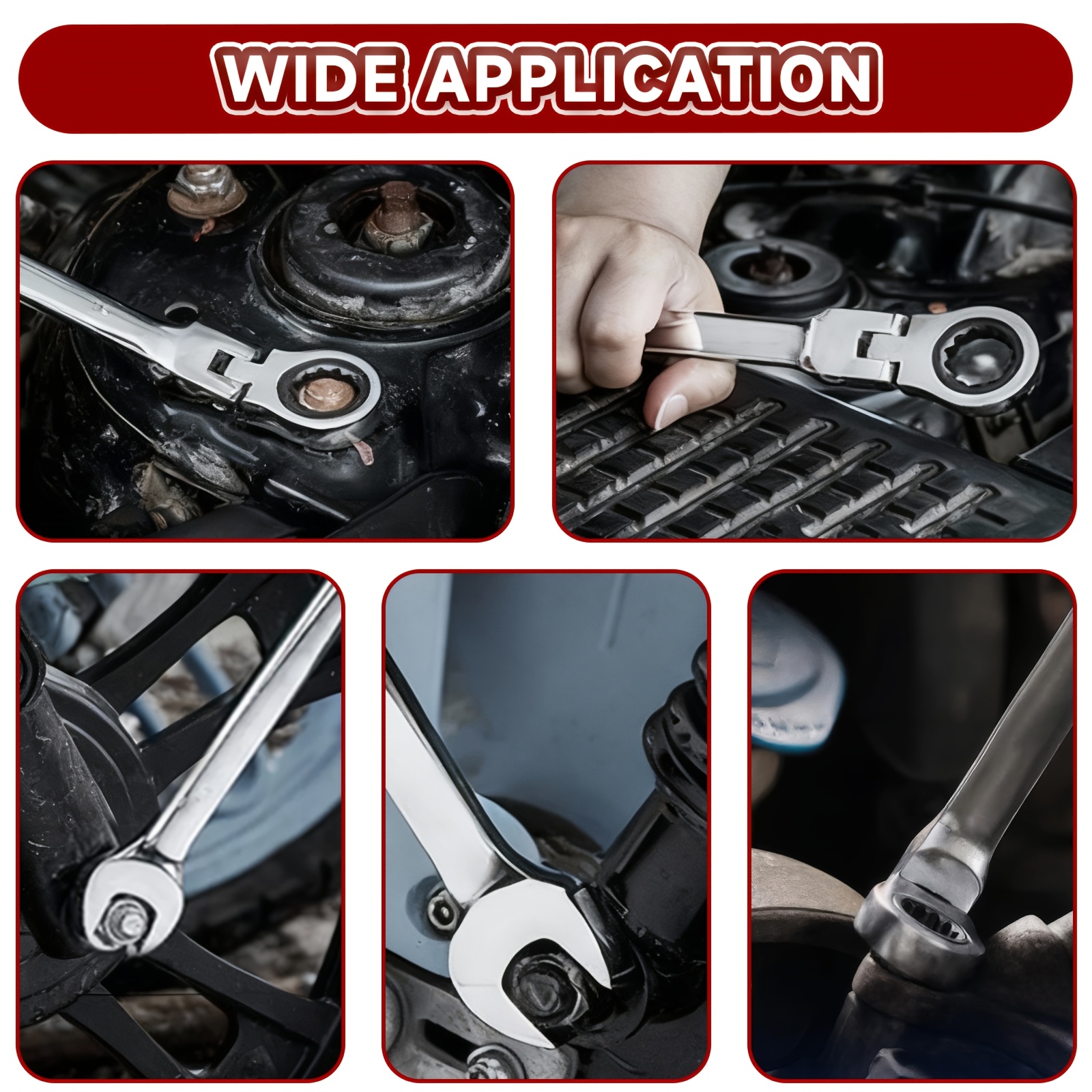 KPX ratcheting wrench application examples