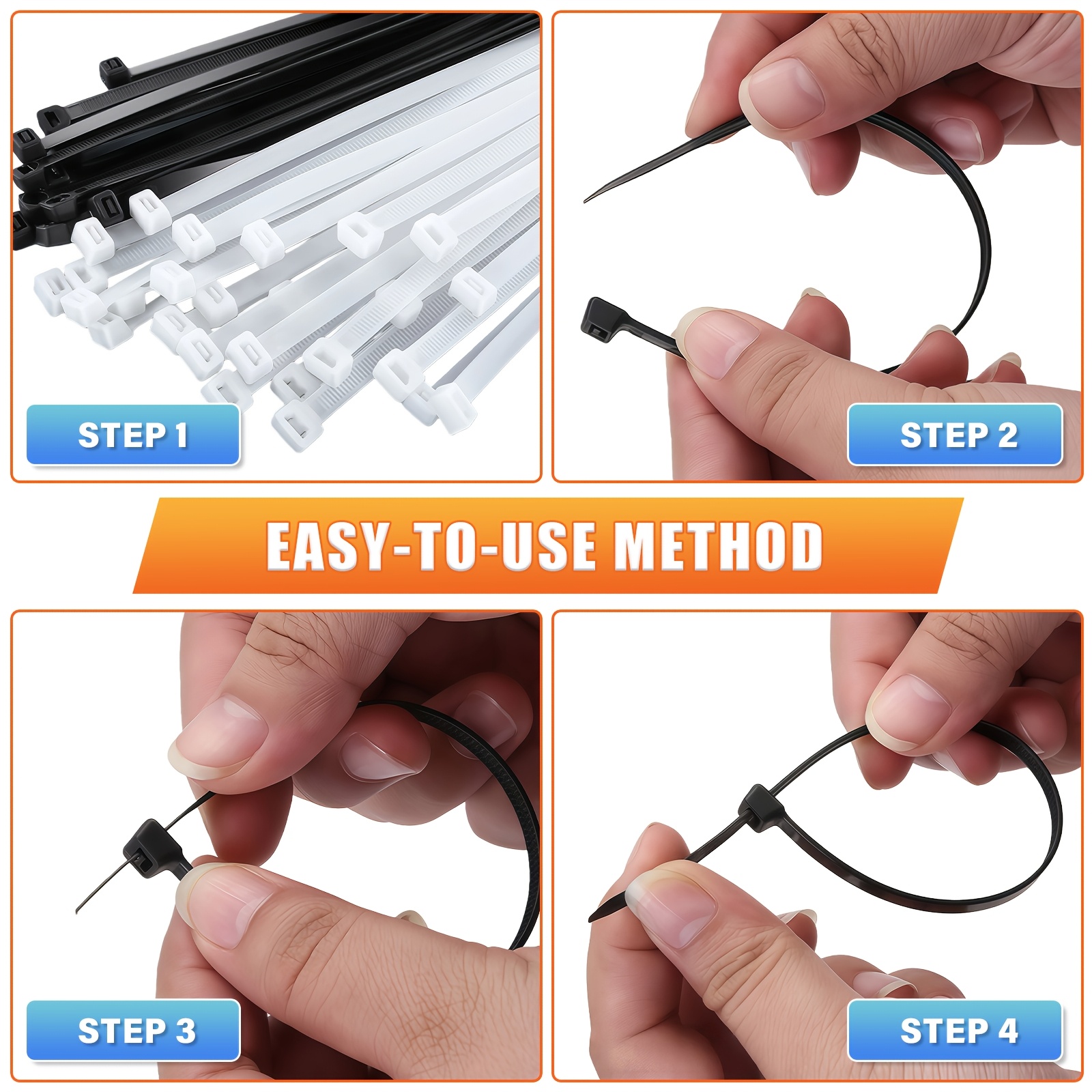 KPX cable tie fastening instructions