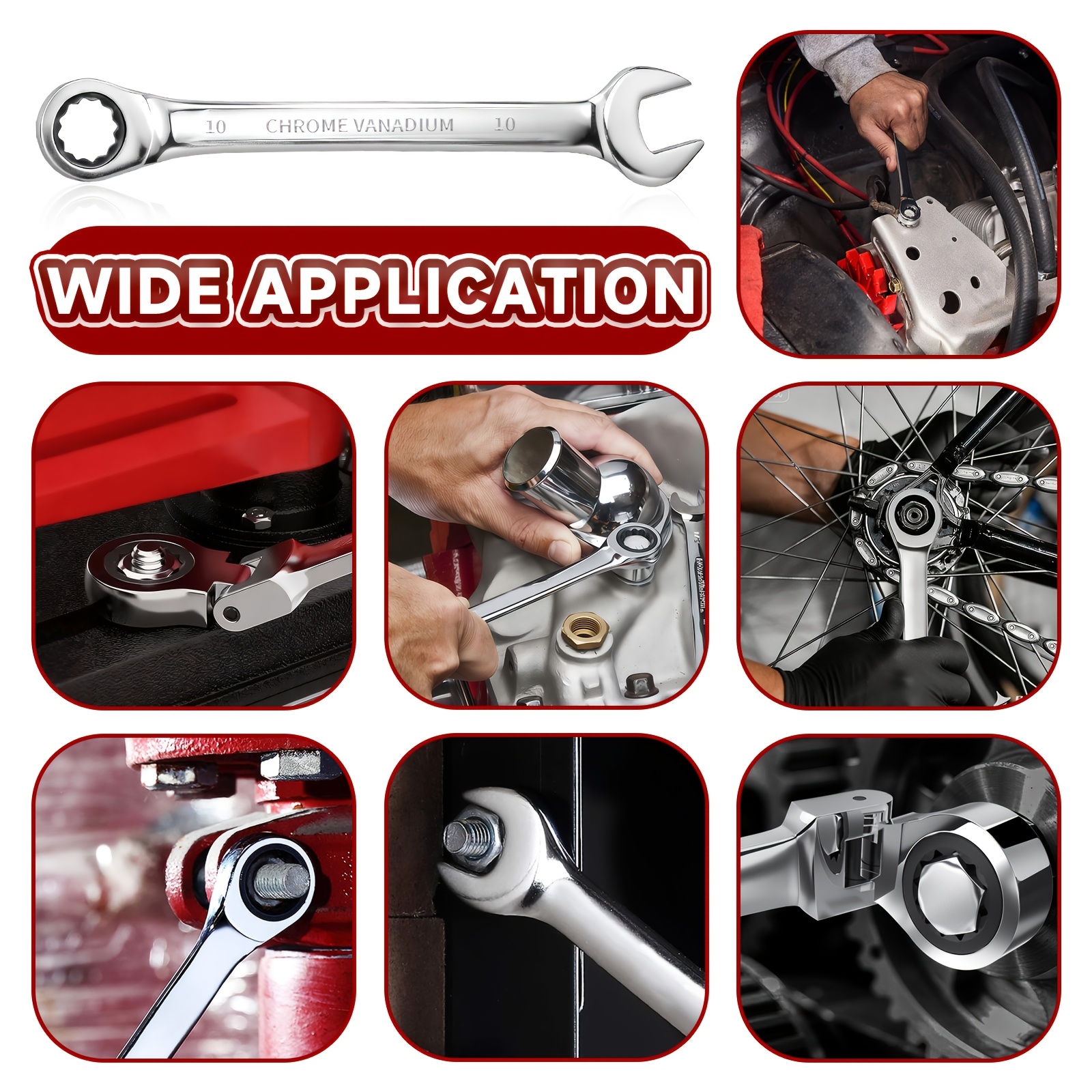 KPX four-piece wrench application examples