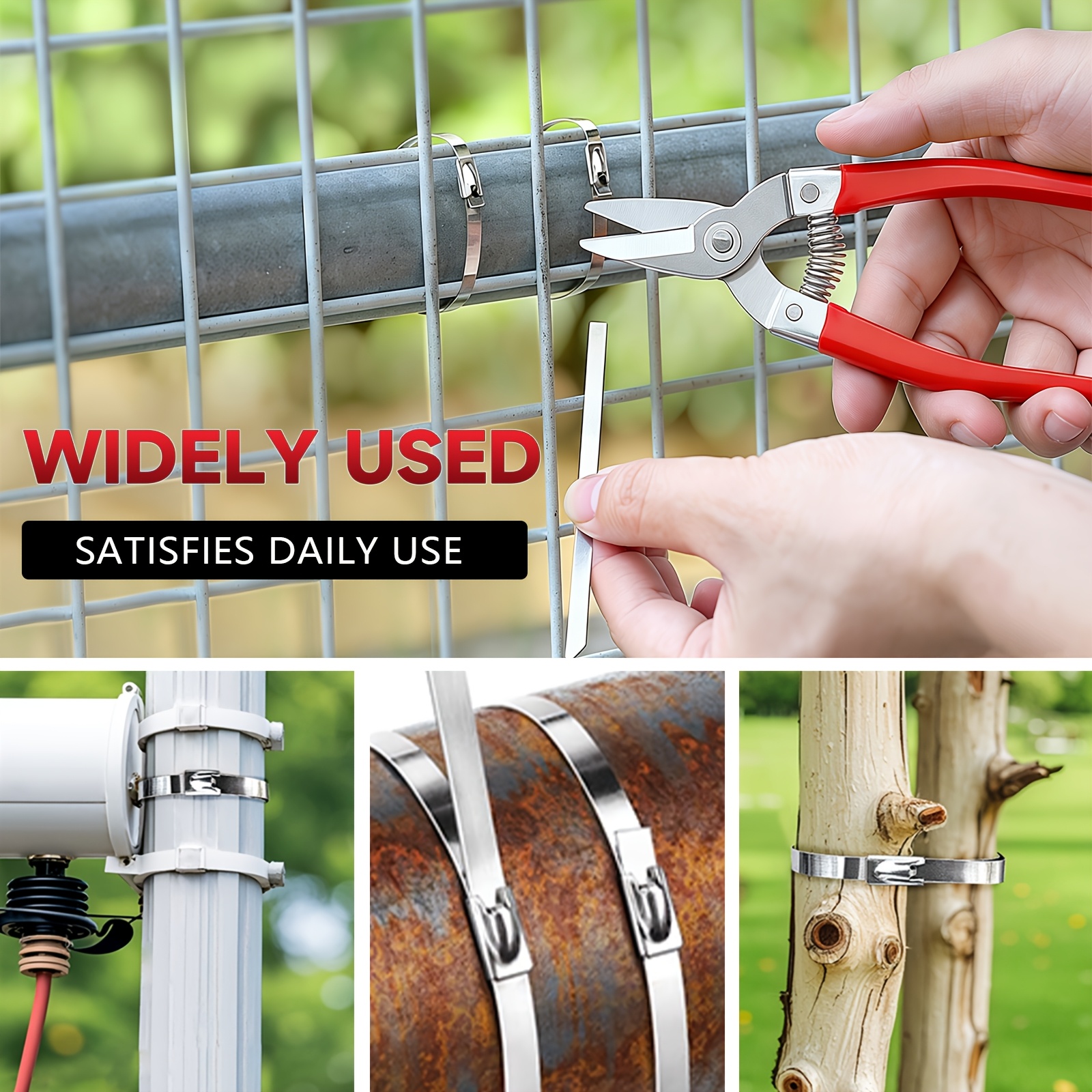 KPX stainless steel cable tie kit application examples