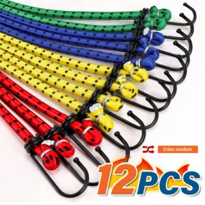 KPX 12-Piece Bungee Cord Set with Hooks