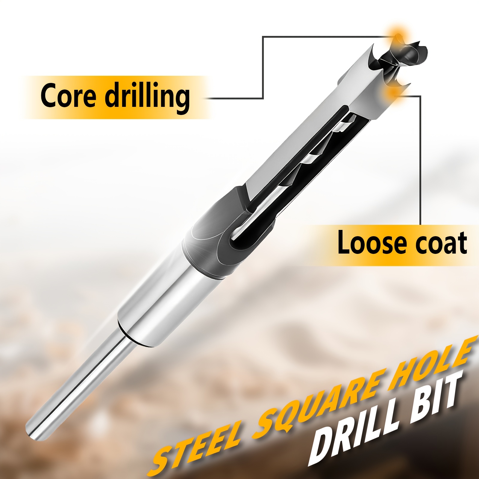 KPX square hole bit cutting head and sleeve