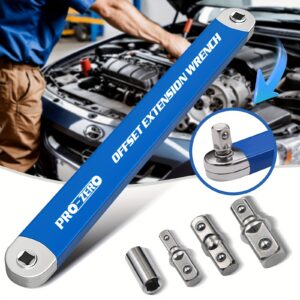 Offset Ratchet Extension and Adapter Set