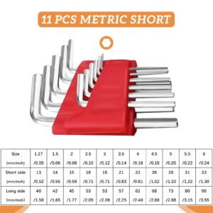 Hex Key Sets, 11 Pieces