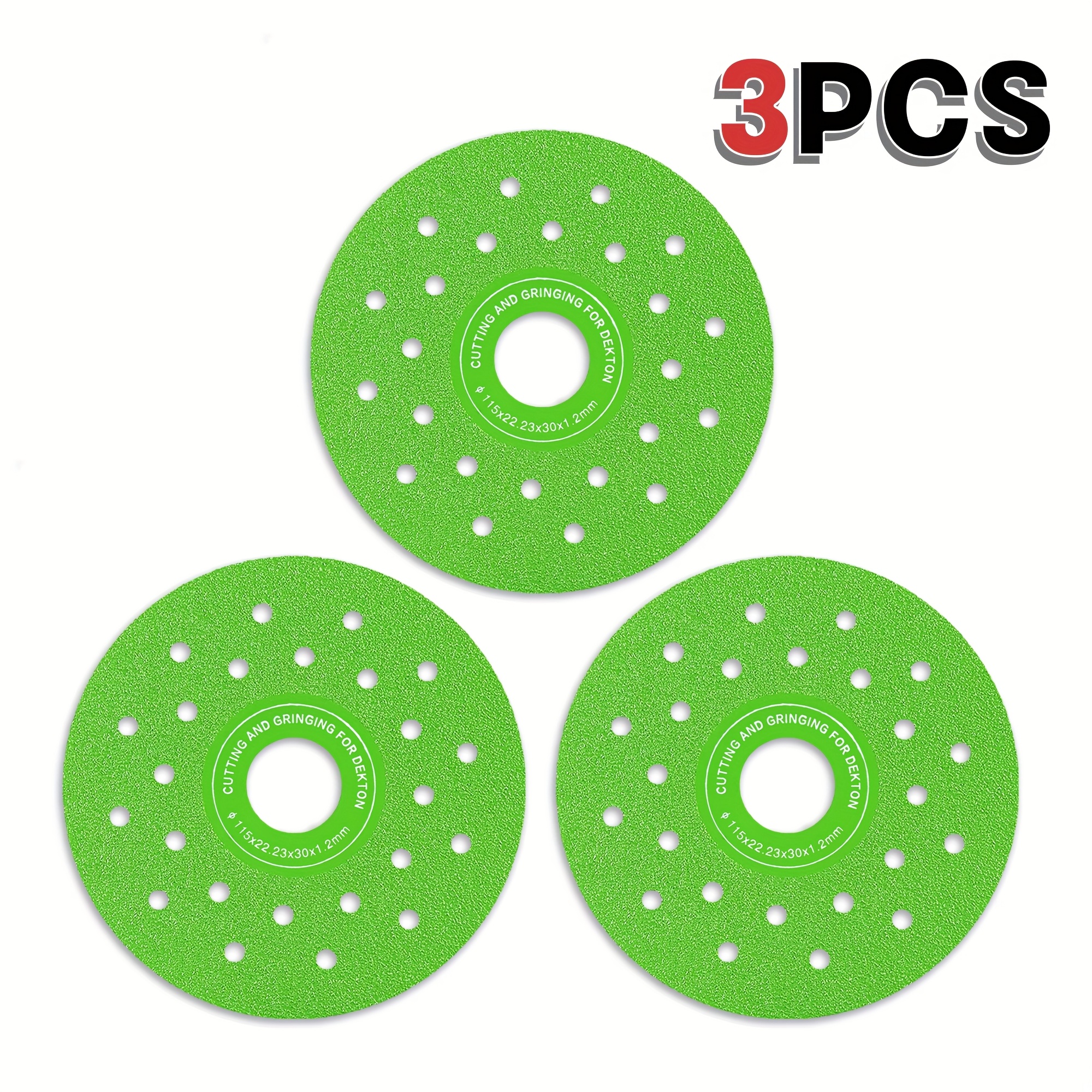 Cutting and Grinding Discs, 4.5 Inch, 3 Pieces