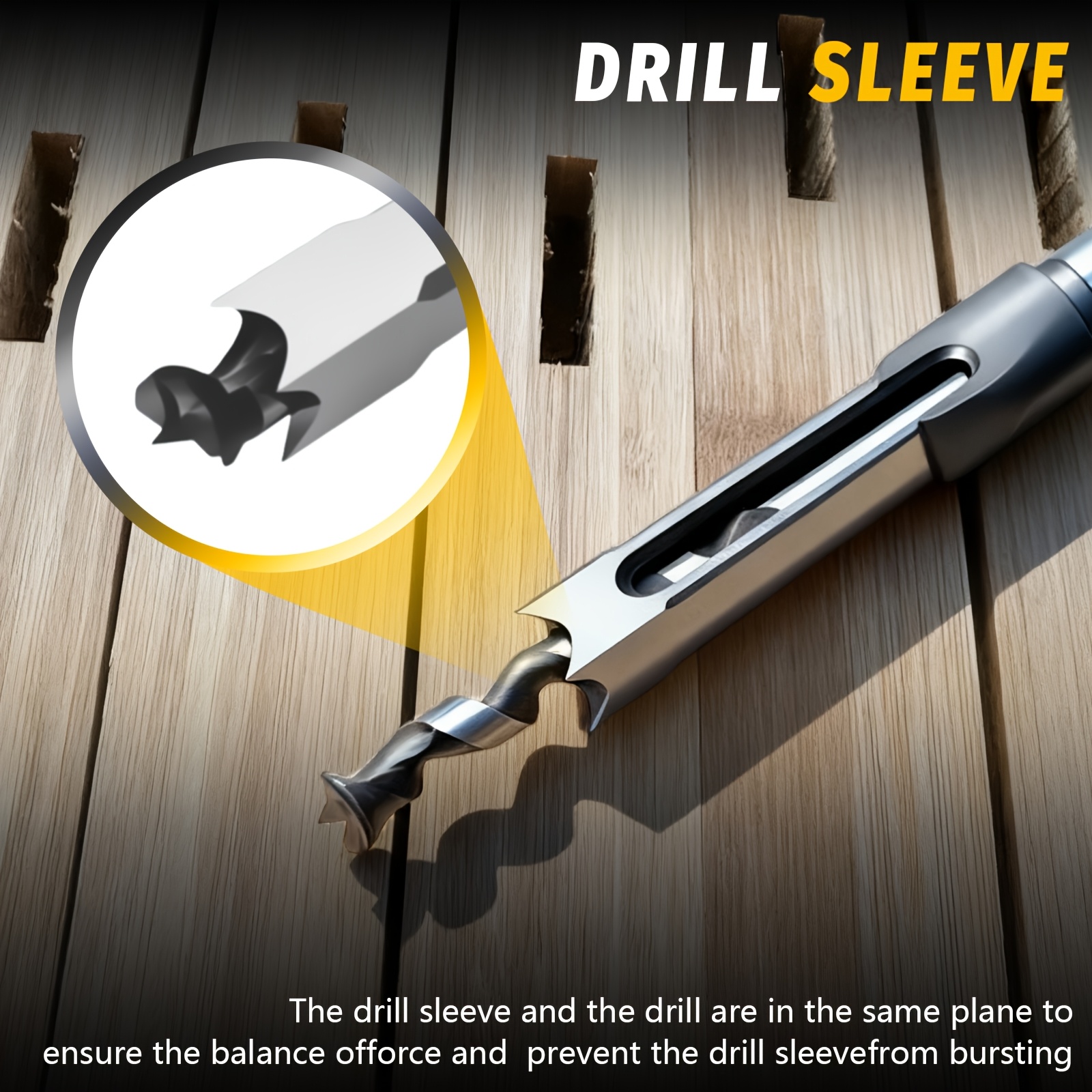 KPX drill sleeve and auger alignment