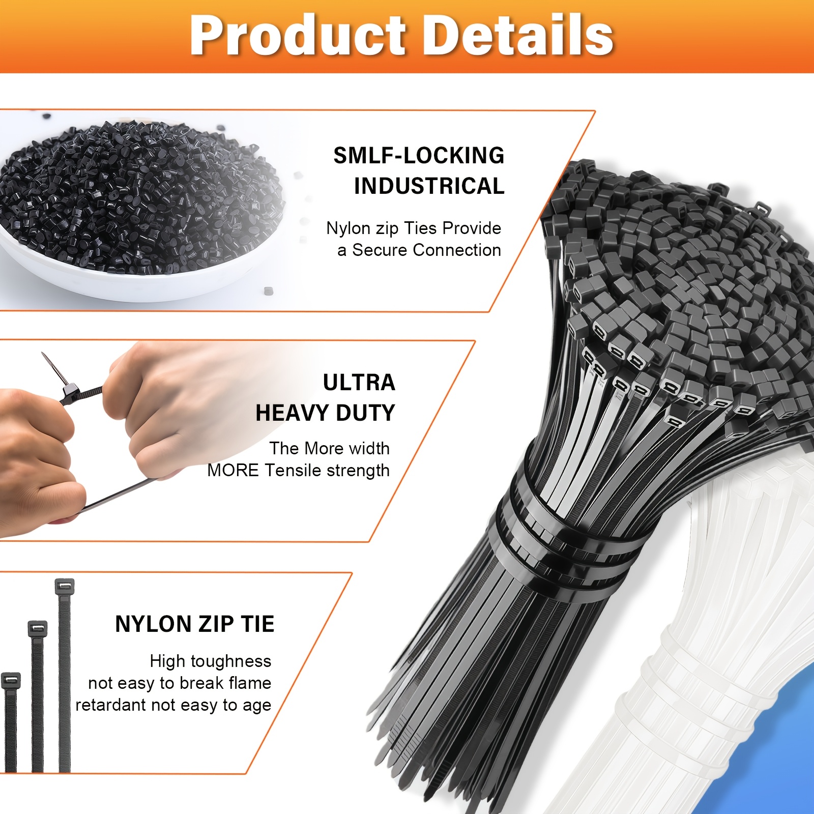 KPX industrial cable tie product details