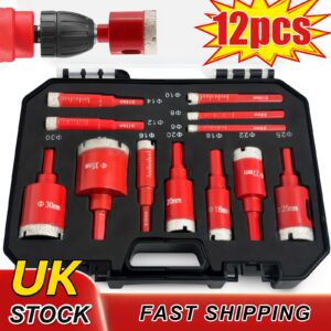 KPX 12-Piece Diamond Hole Saw Kit, 6-35 mm
