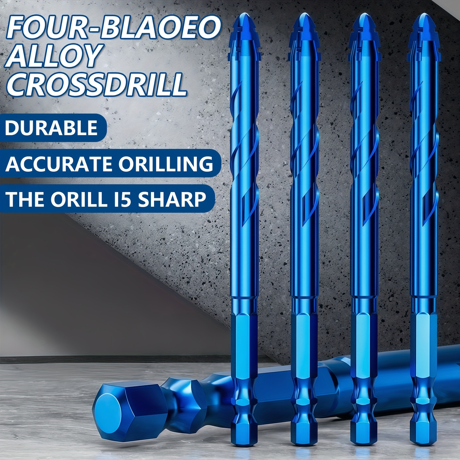 KPX multi-edge drill bits for accurate drilling