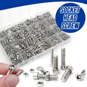 KPX 880-Piece Stainless Steel Bolt and Nut Assortment